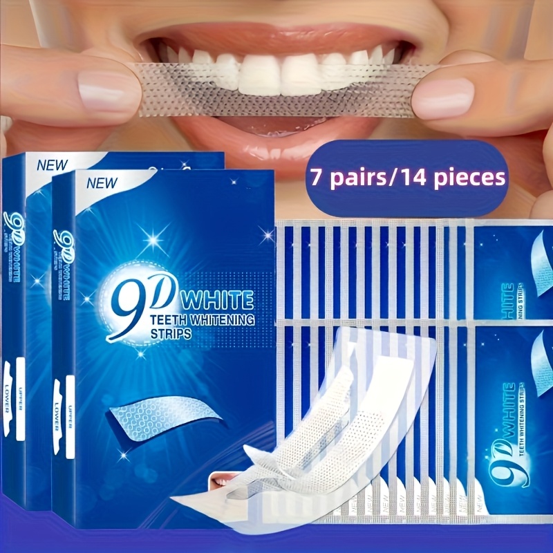 Teeth Whitening Near Me - 1 صندوق (14 قطعة) 9D شرائط