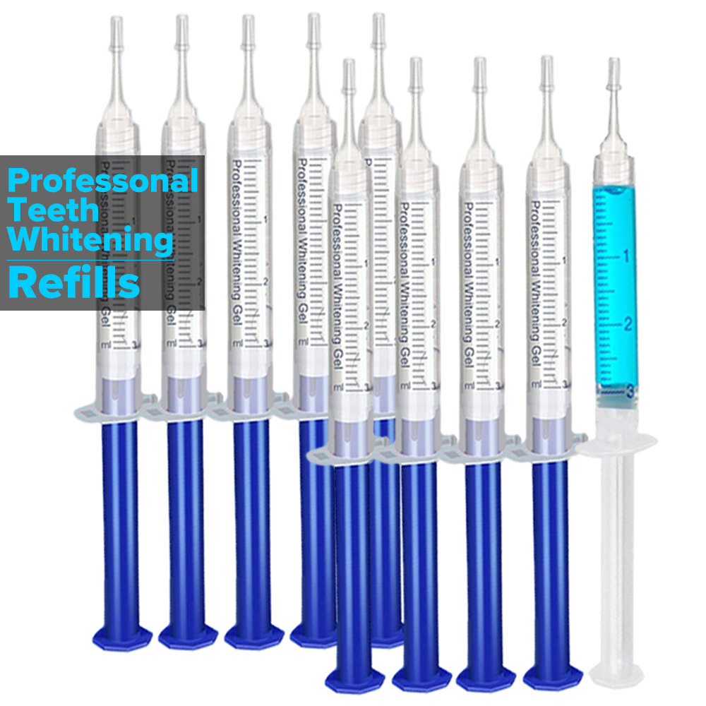 تبييض الأسنان جل الملء حقنة تب - مراجعة Teeth Whitening Kit وسعره