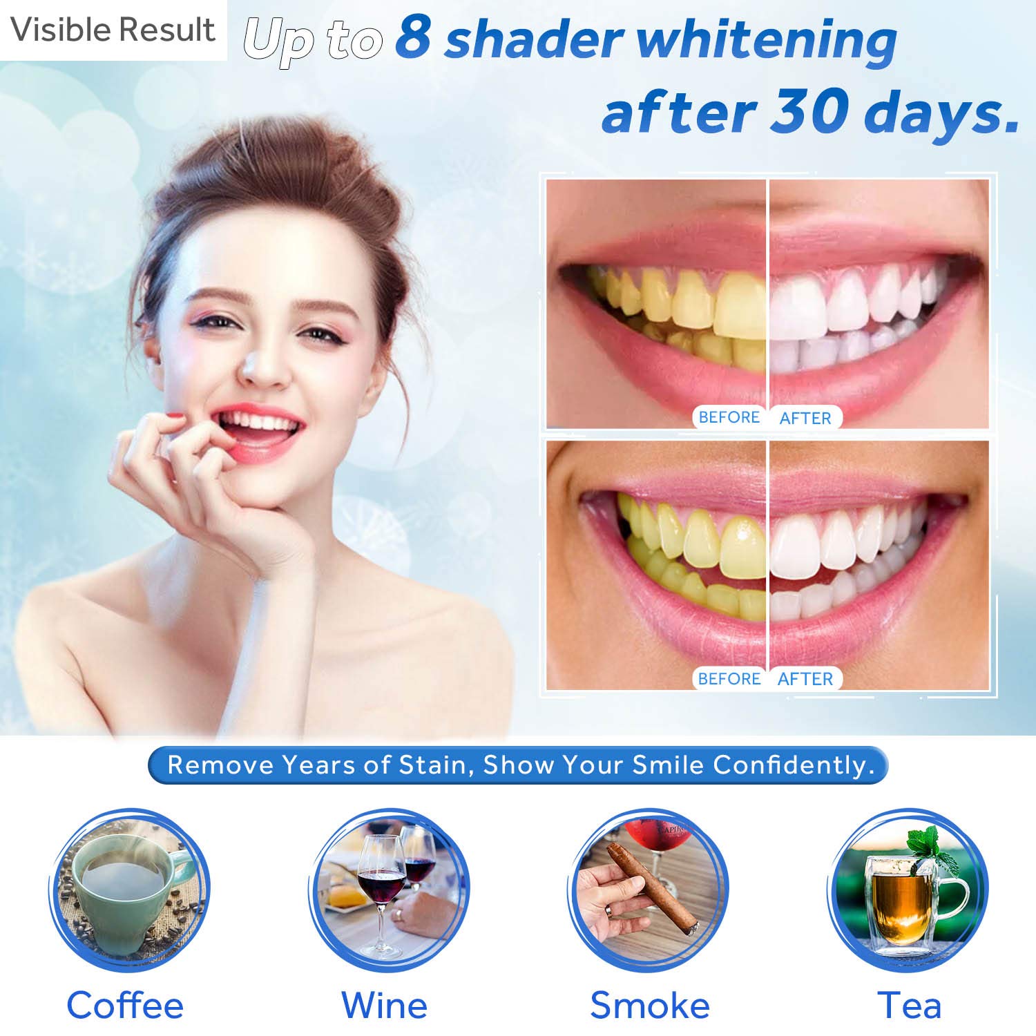 تبييض الأسنان جل الملء حقنة تب - مراجعة Teeth Whitening Kit وسعره