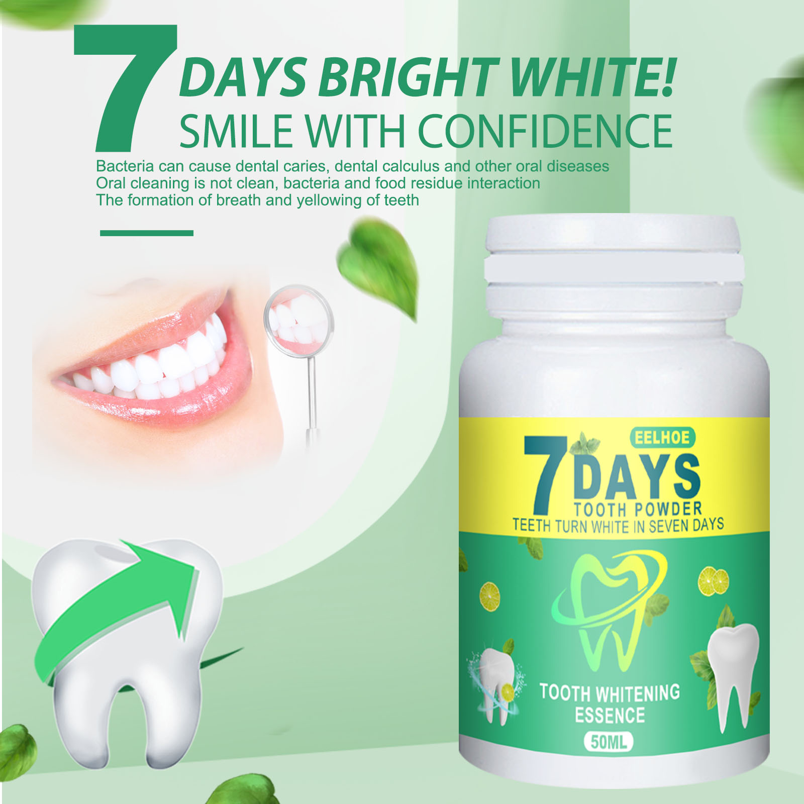 5 أيام تبييض مسحوق الأسنان إزا - مراجعة Teeth Whitening Near Me وسعره