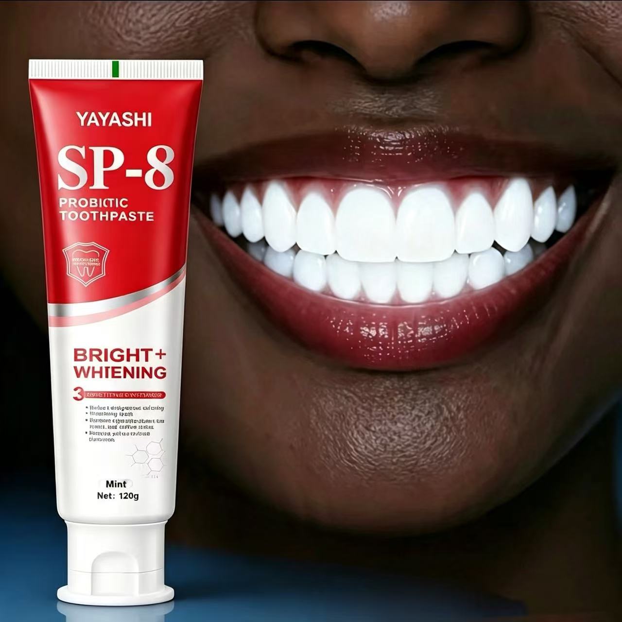 معجون أسنان ياياشي SP-8 بروبيو - مراجعة Teeth Whitening Mouthwash وسعره