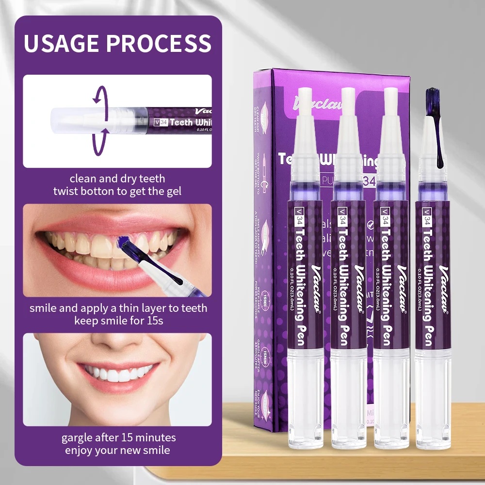 قلم تبييض الأسنان الفوري من فا - مراجعة Teeth Whitening Pens وسعره